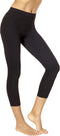 Womens Classic Denim Capri Legging with Pockets